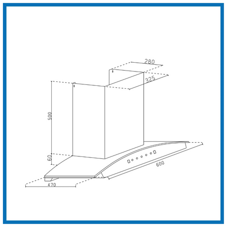 Glen CH 6068 BL MS AC 60cm