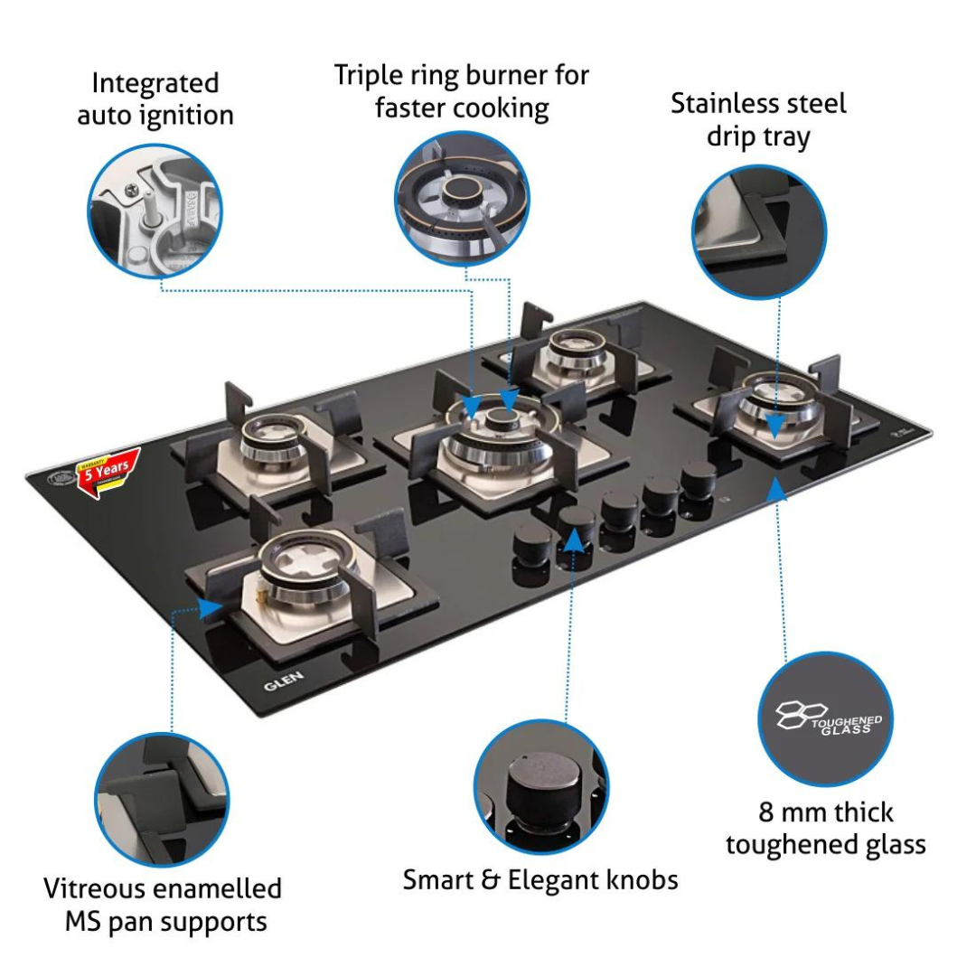 Glen BH 1095 SQ DB TR 5 Burner 