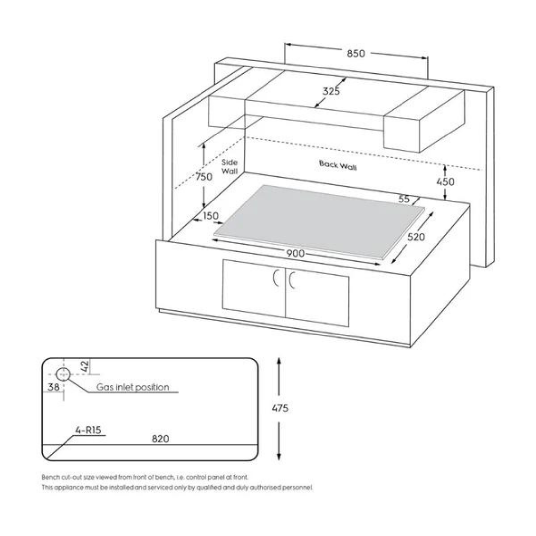 Electrolux EHG9430BCD 90cm