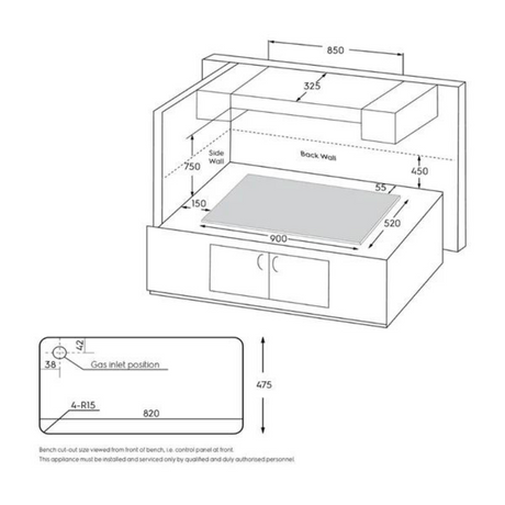 Electrolux EHG9430BCD 90cm