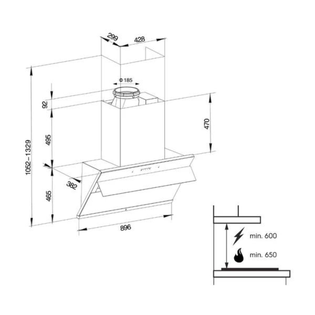 Electrolux ECS9610K 90cm