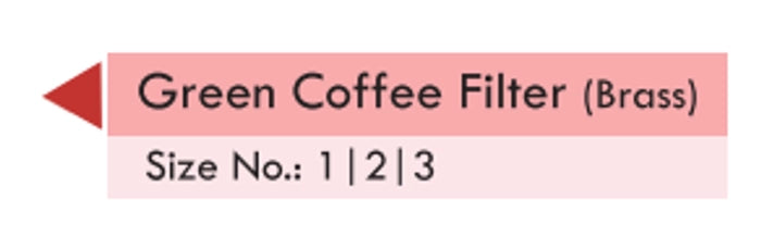 Green Coffee Filter [Brass]
