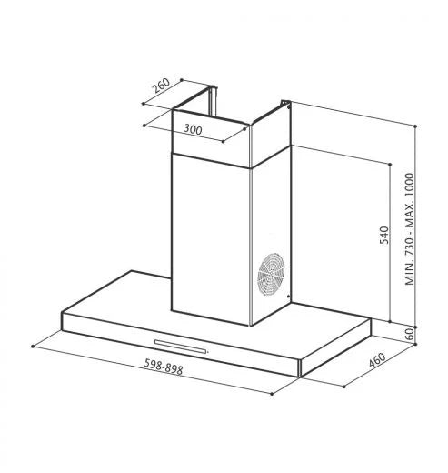 STILUX 3D T2S2 BK TC LTW 60