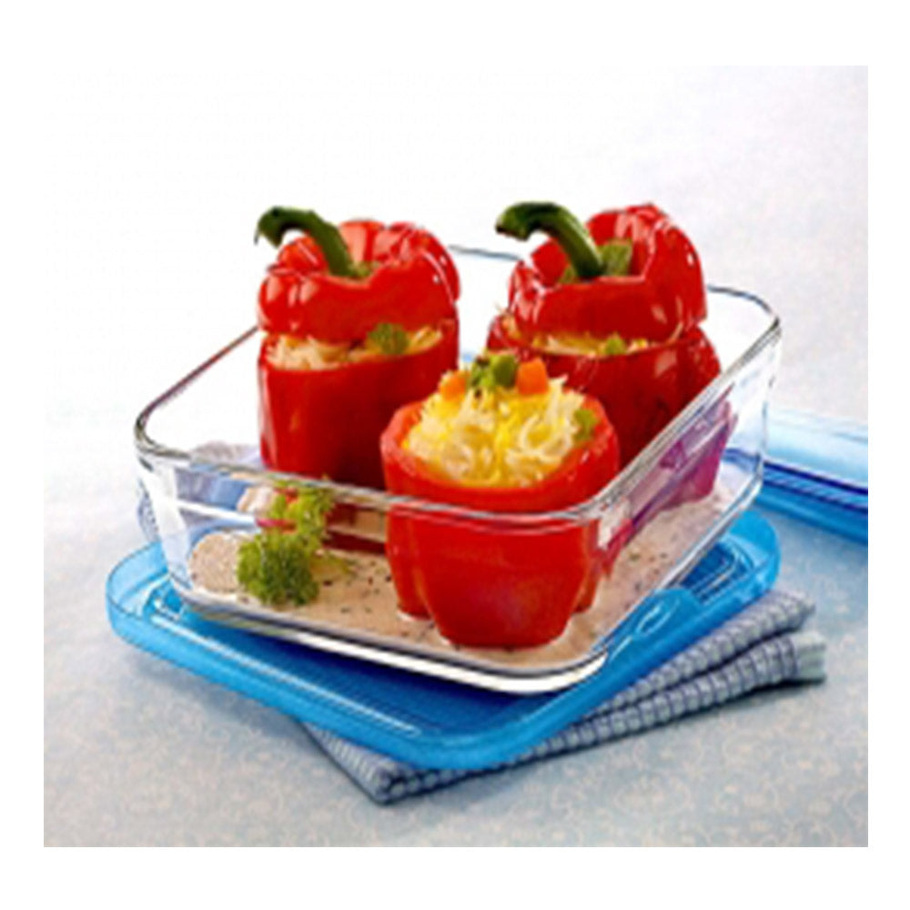 Borosil 3 in 1 Square Dish W/Lid (1.2 L)