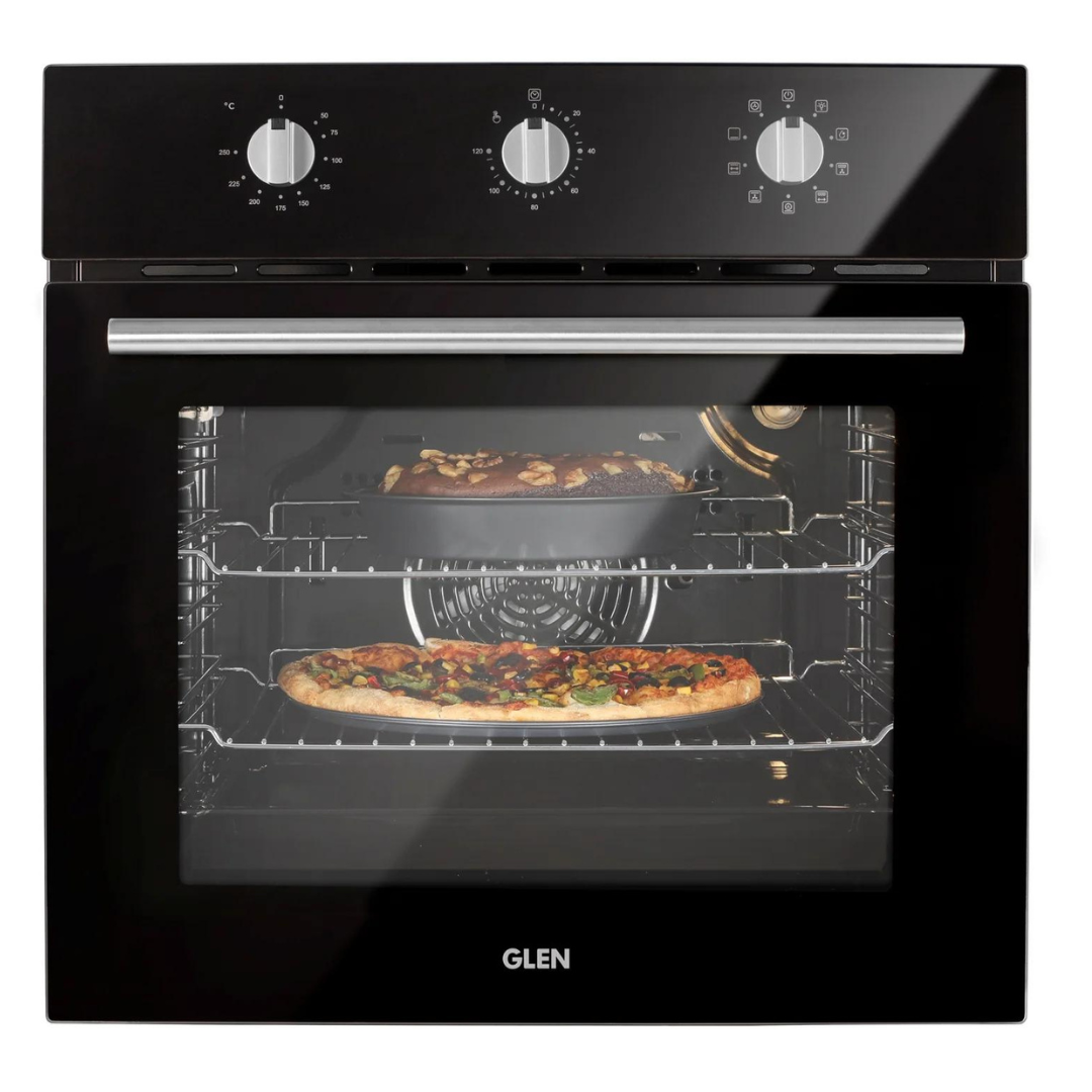 Glen BO 651 MRT Black Built in Oven