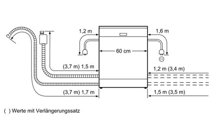 Bosch Serie | 4 Free-standing dishwasher 60 cm SMS46KI03I