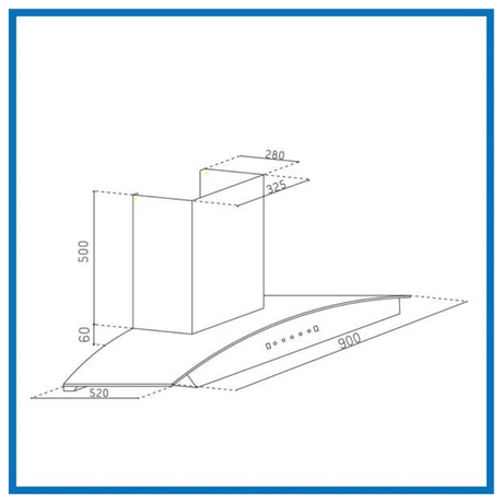 CH 6068 BL MS AC 90cm