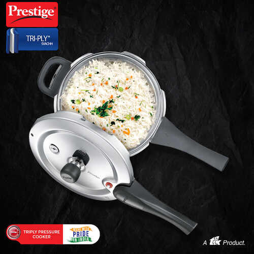 Prestige SVACHH TRI-PLY HANDI PRESSURE COOKER 5 LITRE 20707
