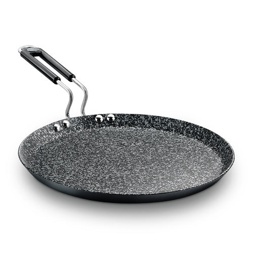 Prestige Durastone Hard Anodised 6 Layer Non-Stick Omni Tawa, 29 cm (Black) 37569