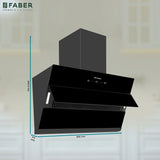 HOOD AETHER BLDC HC SC BK 90 WALL MOUNTED BLACK