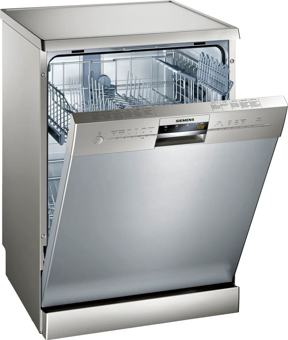 IQ500 13 Place Settings Free-Standing Dishwasher 60 cm Brushed Steel Anti-Fingerprint SN256I01GI