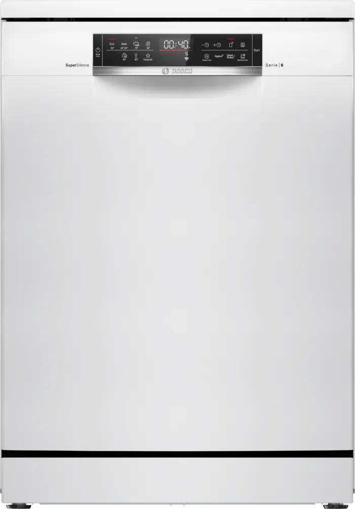 Series 6 Bosch free-standing dishwasher 60 cm White SMS6ZCW37Q