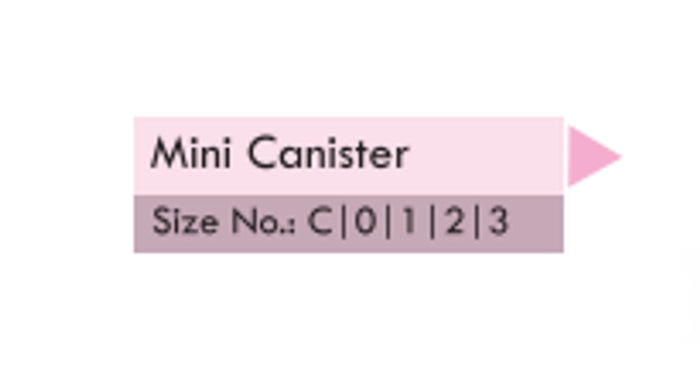 Mini Canister – Pure Salem Steel Snack Storage, Heavy Gauge, Sizes C to 4