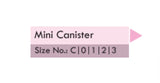 Mini Canister – Pure Salem Steel Snack Storage, Heavy Gauge, Sizes C to 4