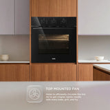 Built-in Air Fryer Oven 60L with Convection Fan 3 Knob Control (BO662AF)