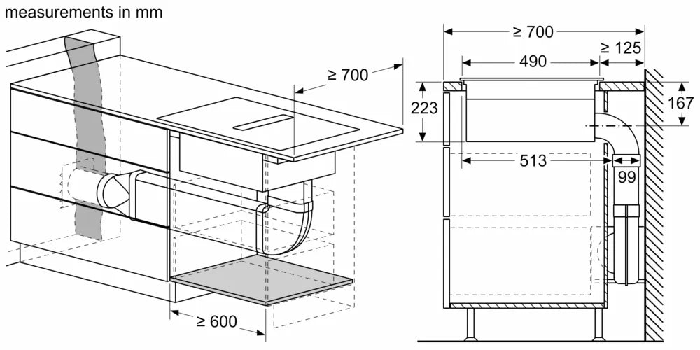 iQ700 Induction hob with integrated ventilation system 80 cm surface mount with frame EX875LX67E