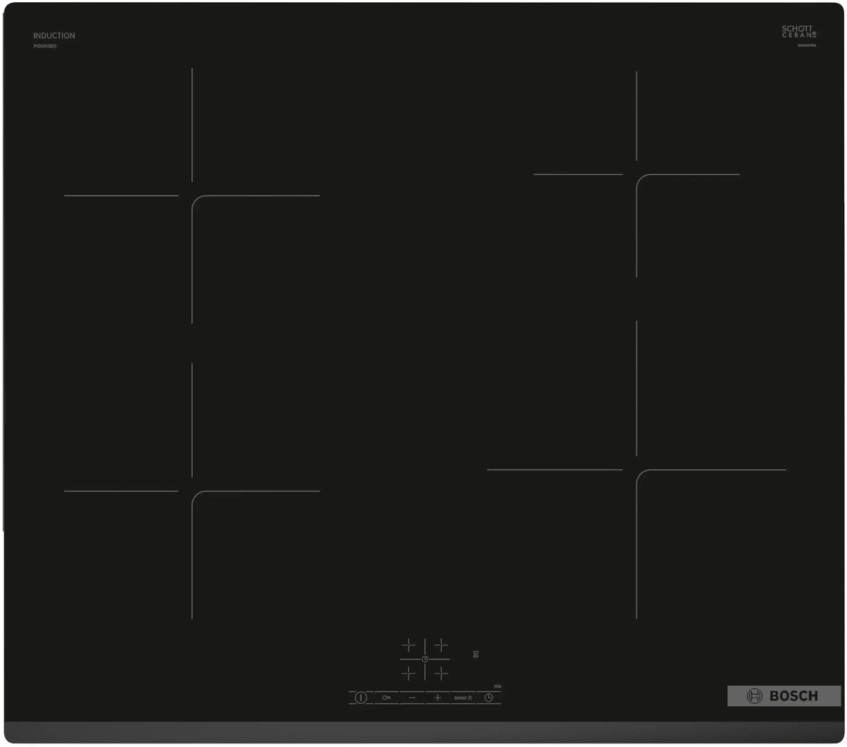 Series 4 Induction hob 60 cm surface mount without frame PIE63KBB5E