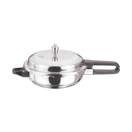 Vinod Stainless Steel Deep Pan Pressure Cooker With Lid - Jumbo (Induction Friendly)