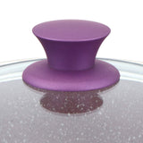 Wonderchef Granite Die-Cast Casserole Set With Lid- Purple