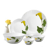 La Opala Diva 27 Pcs Dinner Set - Amber Lily