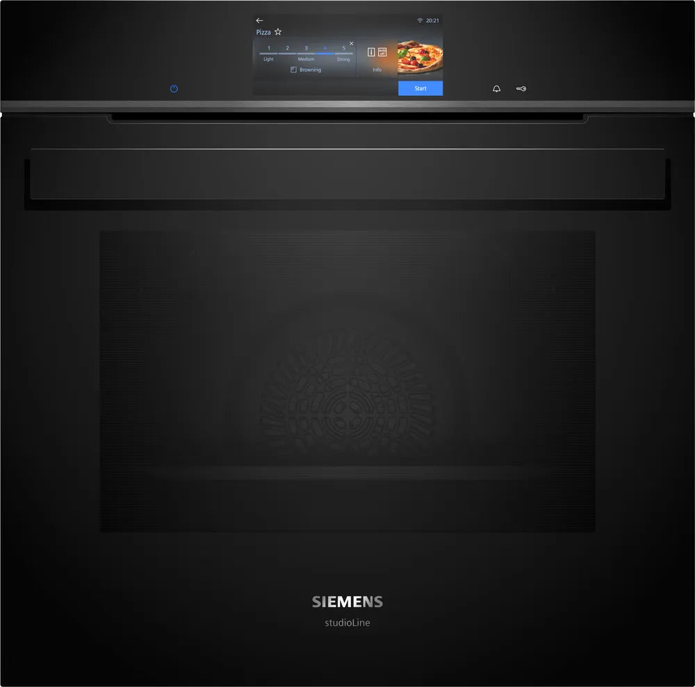 IQ700 Built-In Oven with Steam Function 60 x 60 cm Black HS958GED1B (Home Connect)