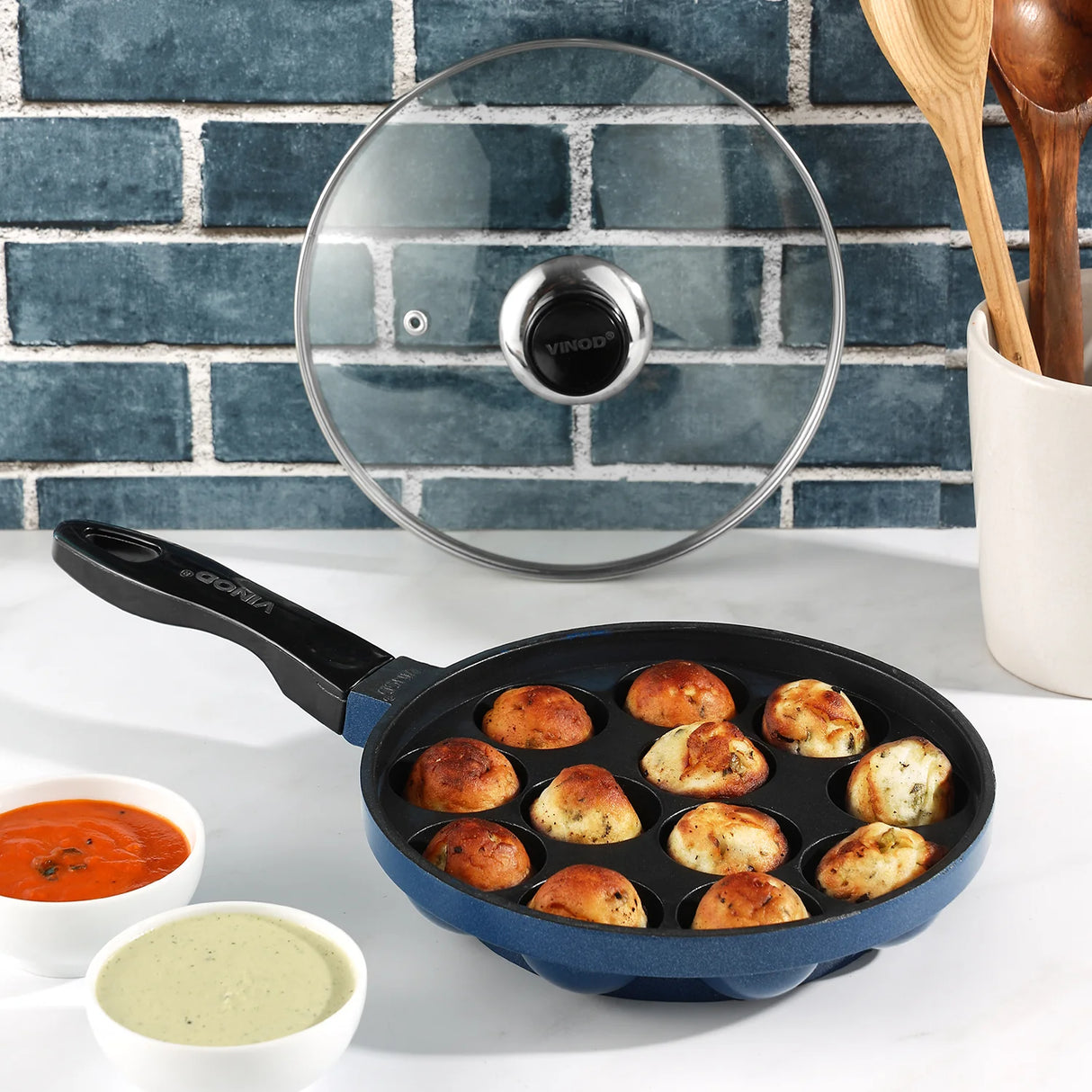Zest non stick Single handle Paniyarakal, Appe Pan, Appam Patra