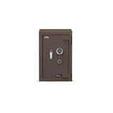 Matrix 2414 (66L) EL+KL Fire-Resistant Home Locker with Dual Lock – Coffee Brown