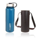 Hulk 1100ml Stainless Steel Water Bottle, Vacuum Insulated Flask | Hot & Cold | Leak-Proof | Beige | PB 1100-02