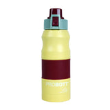 LITE Bliss 700ml Stainless Steel Water Bottle – Single-Walled, BPA-Free, Black – Food-Grade Metal for Daily Hydration PL 700-01