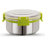 KLIP LOCK Stainless Steel Airtight Leakproof Storage Container – 300ML – Ideal Lunch Box for Office Men, Women & Kids, Durable Klip Lock Design