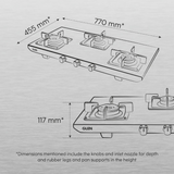 Glen CT 1053 77 ULTRA TUFF SS 3 Burner