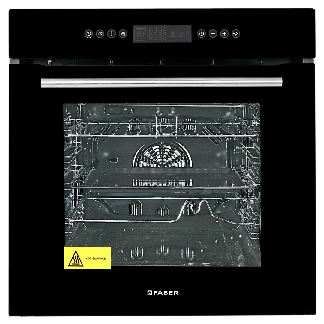 Faber FPO 621 BK 60 cm 83 Liters Built-In Oven 10 cooking Functions Sensor Touch Interface Auto Black Glass Finish
