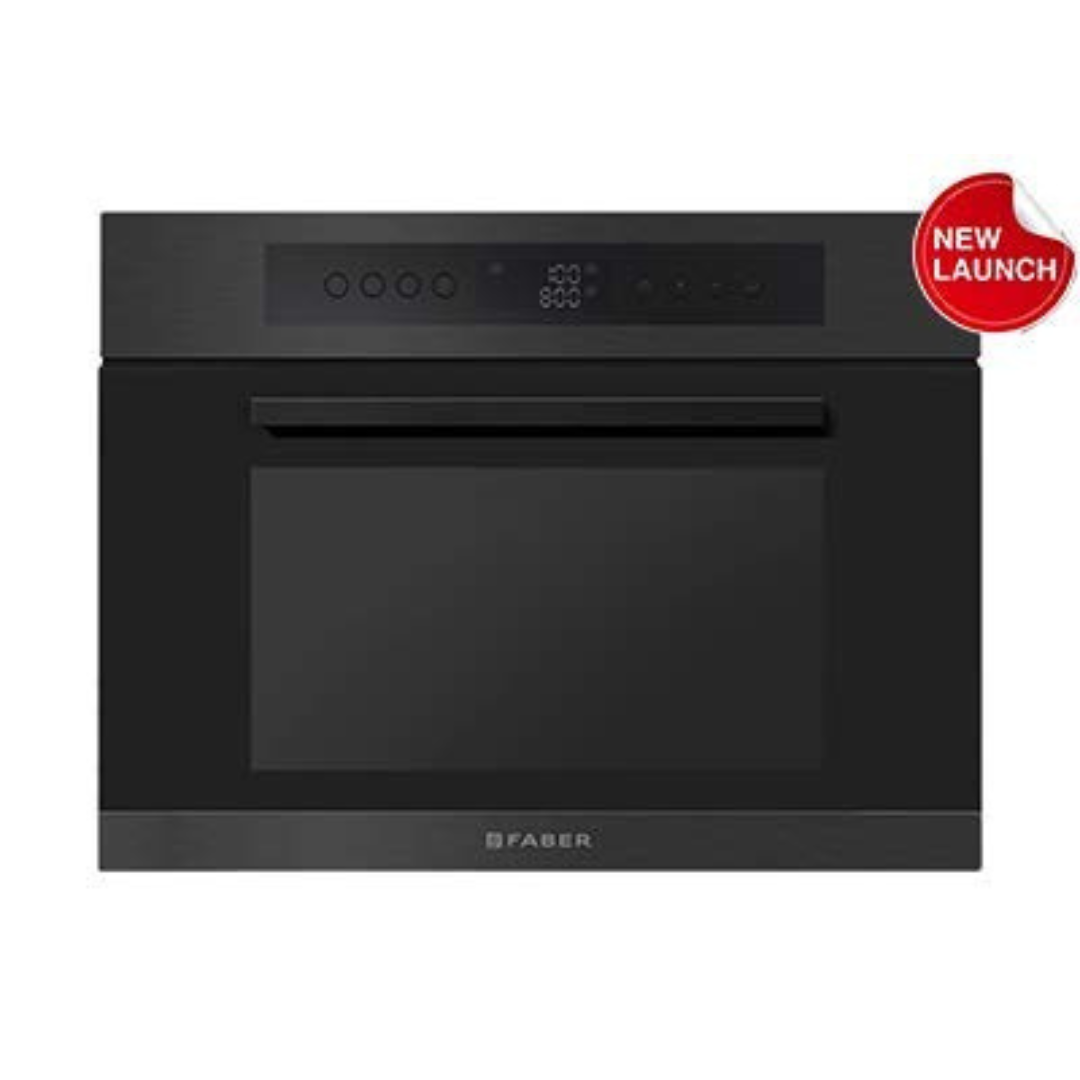 Faber FBIMWO 38L CGS BS 38 Liters Built-In Microwave Oven Fully Sensor Touch Control Electronic Three Layer Glass Door Black Glass Finish