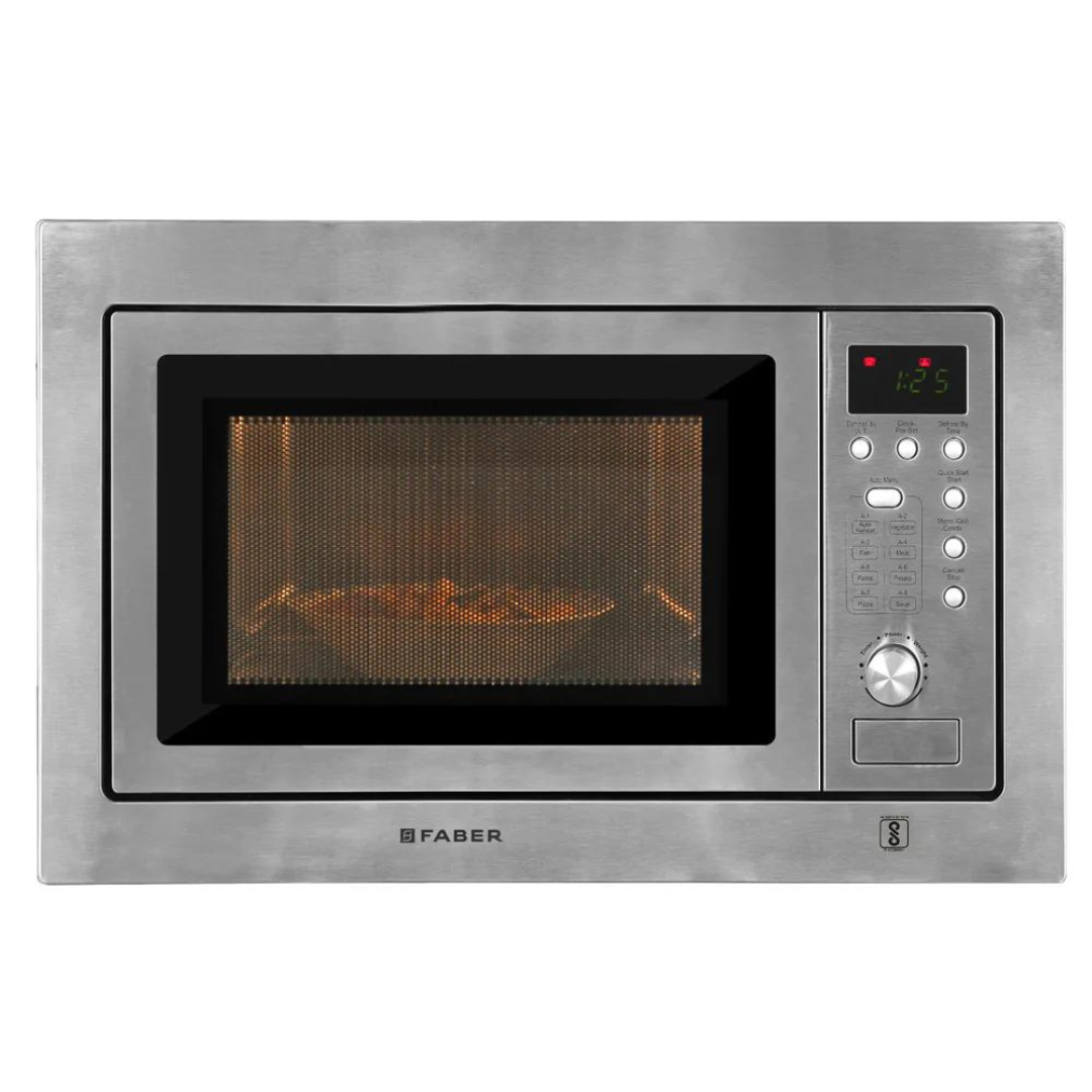 Faber FBI MWO 20L SG 20 Liters Built-In Microwave Oven Electric Control Stainless Steel Finish