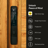 YMI 70 MB - A Series Push Pull Smart Lock (Matt Black)
