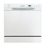 Faber FFSD 6PR 8S Ace White 6 Washing Program 8 Place Capacity White Finish Built-in Dishwasher 