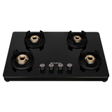 
Faber NiOS DLX 754 BB BK Glass Cooktop with Manual Gas Stove MS POWDER COATED Finish (4 Burners)