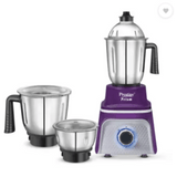 Prestige Prism 750 W Juicer Mixer Grinder Prism 3 Jars Purple, Silver