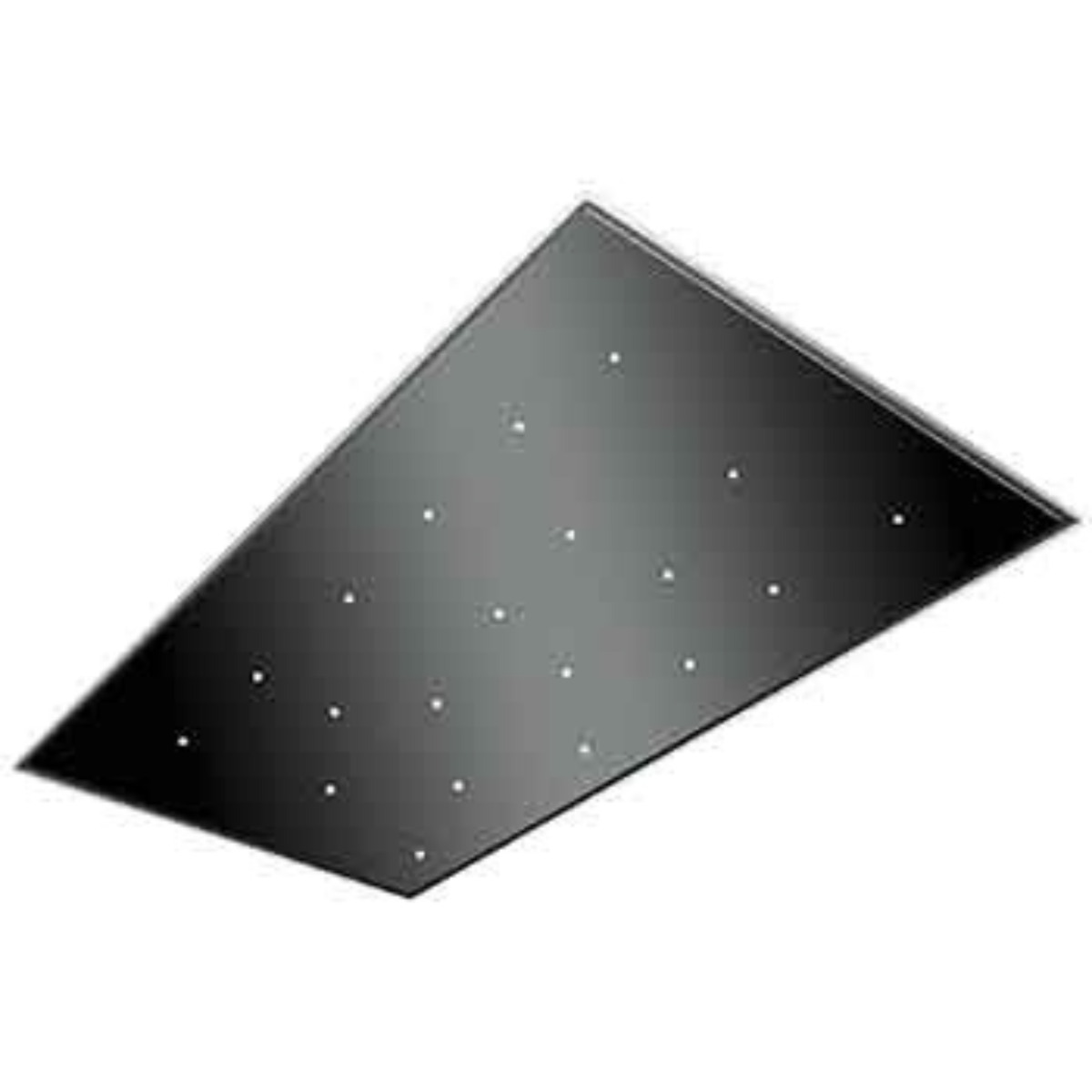 Hafele CELENA 90CM Black Full Tempered Glass Design Remote Control Ceiling Hood High Suction 534.80.998