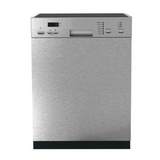 Hafele SERENE SI02 Stainless Steel Finish 14 Place Settings 6 Wash Programs Semi Integrated Dishwasher 539.20.540