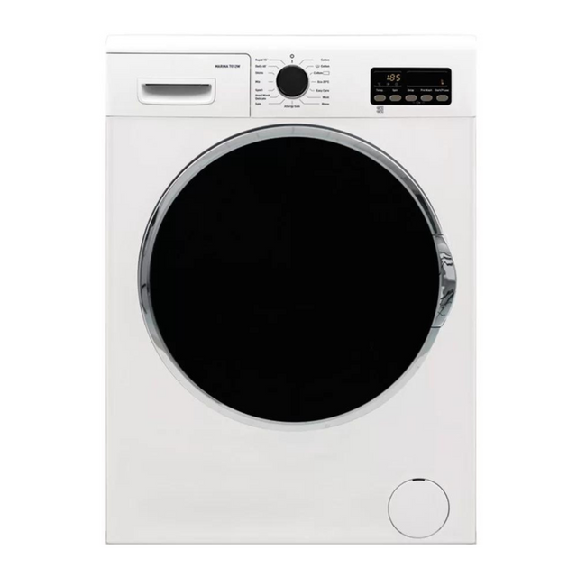 Hafele MARINA 7012 W 7kg Fully-Automatic Front Loading Washing Machine with In-Built Heater Anti Allergenic Programme 15 Smart Wash Programs 1200RPM Spin Speed White 533.93.030