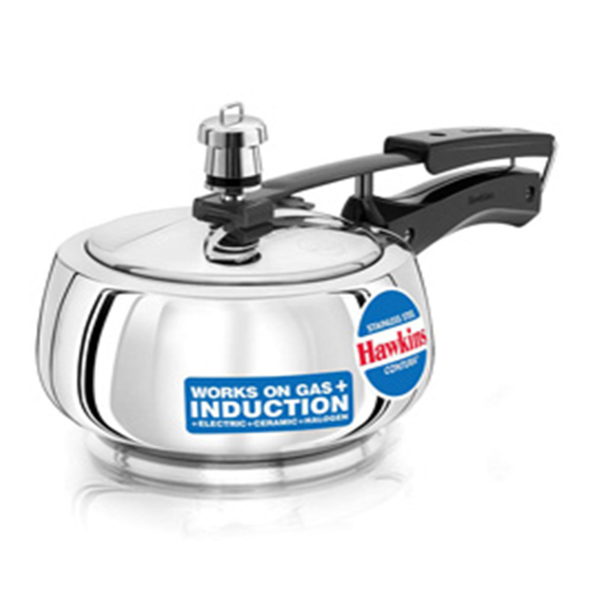 HAWKINS 1.5 LITRE STAINLESS STEEL CONTURA PRESSURE COOKER : SSC15 