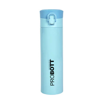 Glitter 300ml Travel Flask – Hot & Cold Vacuum Insulated Stainless Steel with Flip Top Cap, White | PB 300-05