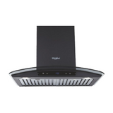 Whirlpool ZEN BF 6W CGA BLDC BK HOOD 60 cm Touch Control With Motion Sensor Wall Mounted Chimney  Black Finish