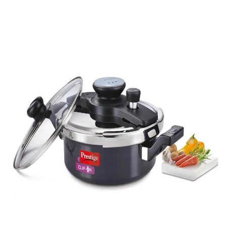 Prestige Clip On Hard Anodised Pressure Cooker 5 Litre