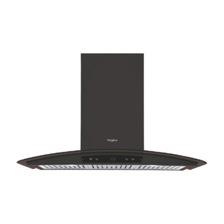 Whirlpool ZEN BF 9W CGA BLDC BK HOOD 90 cm Touch Control With Motion Sensor Wall Mounted Chimney  Black Finish