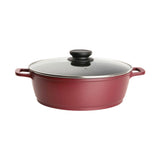 Bergner Diecast Cook N Serve Pot With Glass Lid (4.45L)