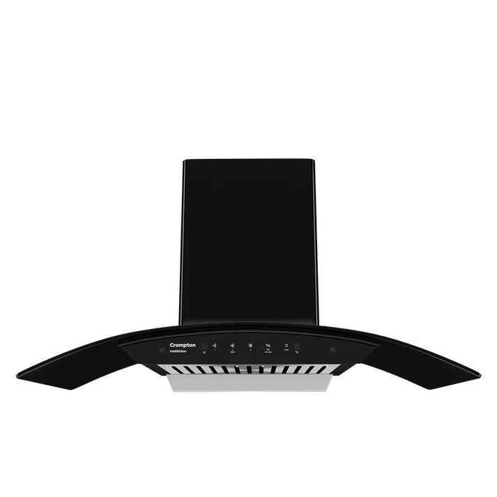 Crompton 90 cm Wall Mounted Chimney IntelliMotion CHD-IMC90BFA-MBL