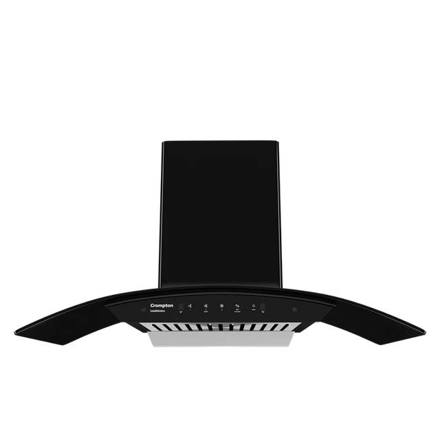 Crompton 90 cm Wall Mounted Chimney IntelliMotion CHD-IMC90BFA-MBL