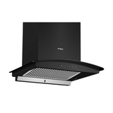 Bosch DWHA68G60I Series 4 wall-mounted cooker hood 60 cm flat black Stainless steel Touch control with LED